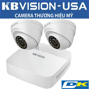 Trọn Bộ 2 Camera Kbvision